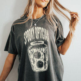 Halloween Optician, Spooky Optometry Eyeball Burk T Shirt