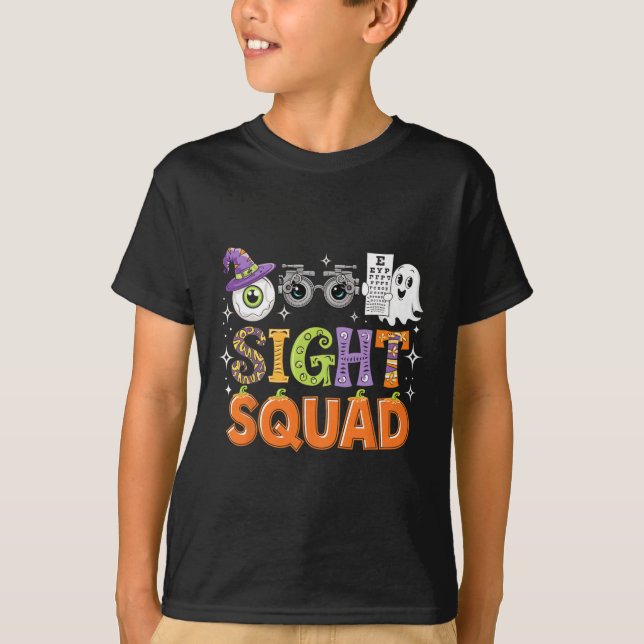 Halloween Optometrist Sight Squad Shirt Optometry T (Framsida)