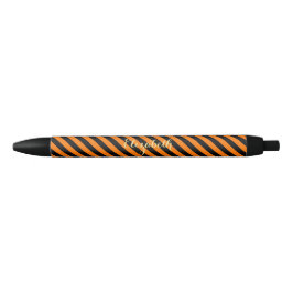 Halloween Orange Black Rand Monogram Snyggt
