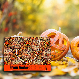 Halloween orange brun snyggt
