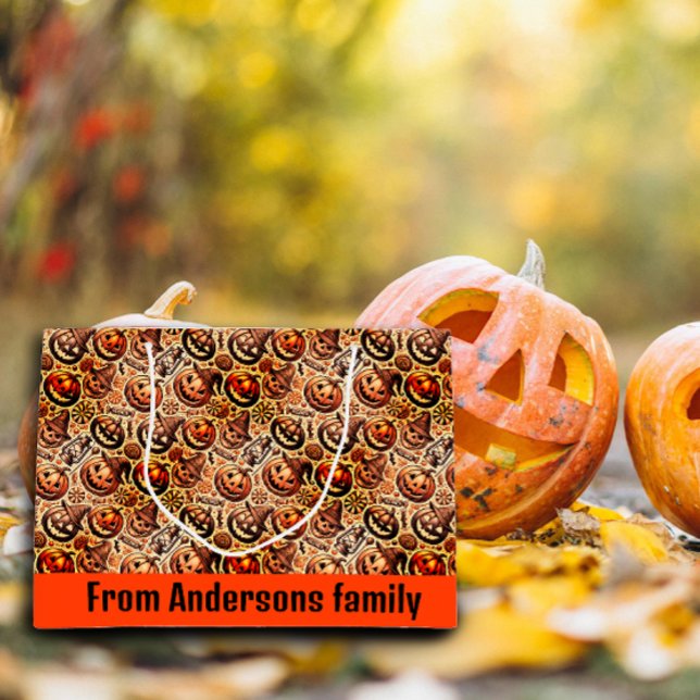 Halloween orange brun snyggt (Skapare uppladdad)