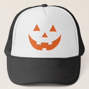 Halloween orange Jack o lantern pumkin ansikte Keps