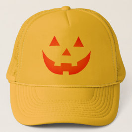 Halloween orange Jack o lantern pumkin ansikte Keps