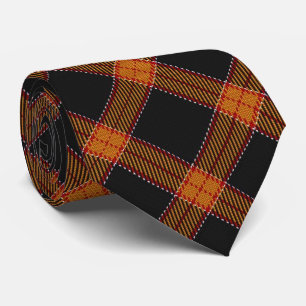 Halloween Orange och Black Tartan Play Slips