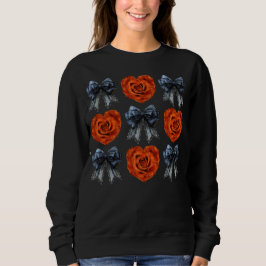 Halloween Orange Ro och Black Coquettes T Shirt