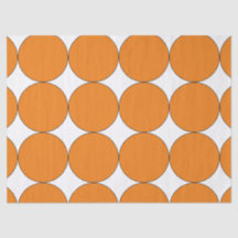 HALLOWEEN ORANGE STOR CIRCLE TISSUE PAPER