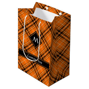 Halloween Orange Tartan