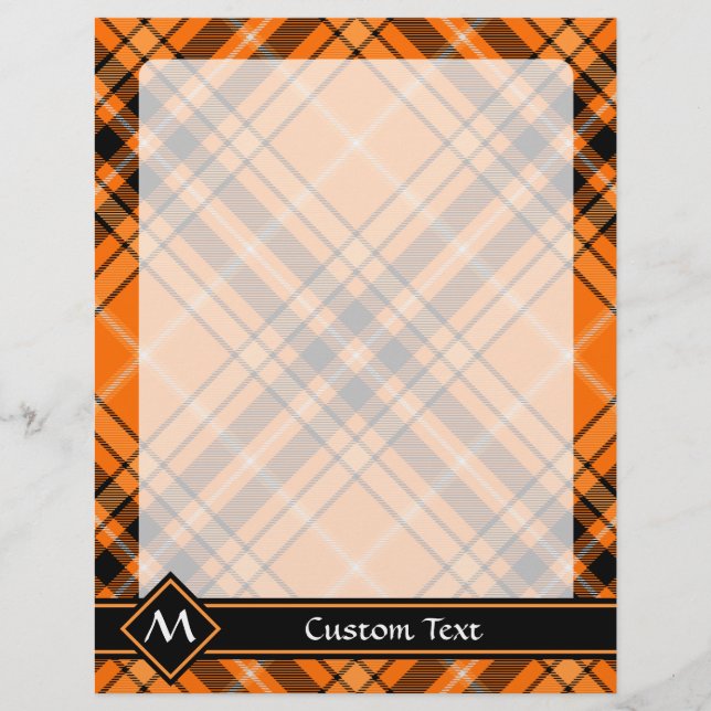 Halloween Orange Tartan (Framsida)