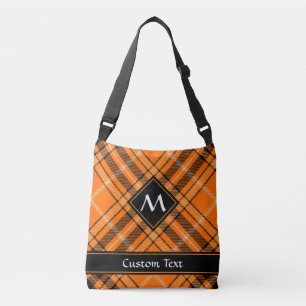 Halloween Orange Tartan Axelväska