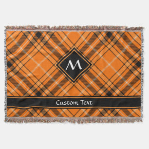 Halloween Orange Tartan Filt