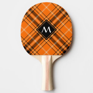 Halloween Orange Tartan Pingisracket