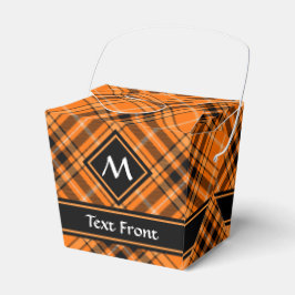 Halloween Orange Tartan Presentaskar
