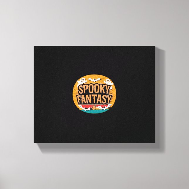 Halloween Orchestra Classic T-Shirt Canvastryck (Framsida)