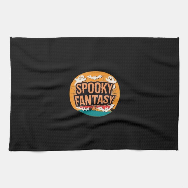 Halloween Orchestra Classic T-Shirt Kökshandduk (Horisontell)