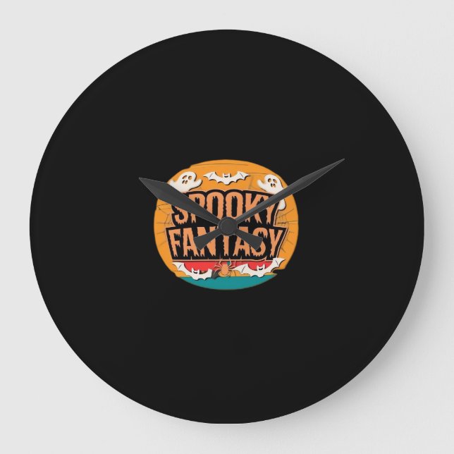 Halloween Orchestra Classic T-Shirt Stor Klocka (Framsida)