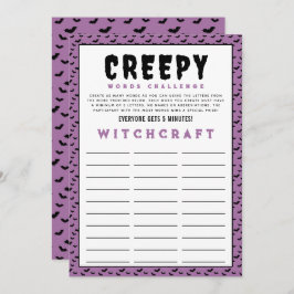 Halloween Ord Challenge Game | Spel i Ord