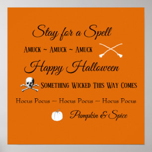 Halloween Ord Poster