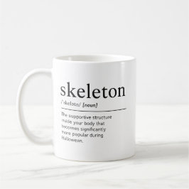 Halloween-ordbok | Skrämmande säsongshumorpresent Kaffemugg