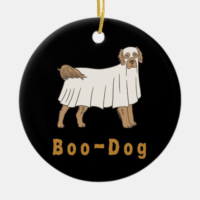 Halloween Ornament för Hund Mamma (Framsidan)