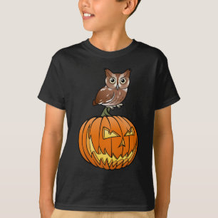 Halloween östlig Screechuggla T-shirt