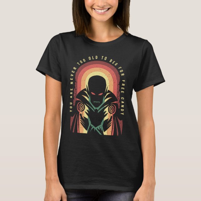 Halloween Outfit for a Vampire Lover T Shirt (Framsida)