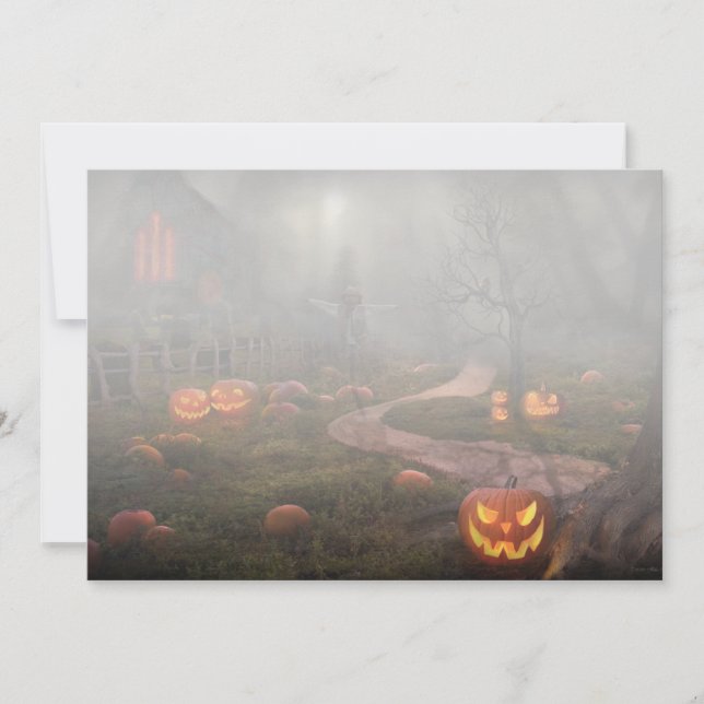 Halloween - På Halloweenafton Meddelande (Framsida)