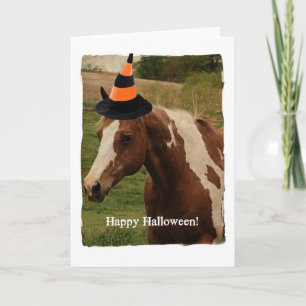 Halloween Paint-häst Kort