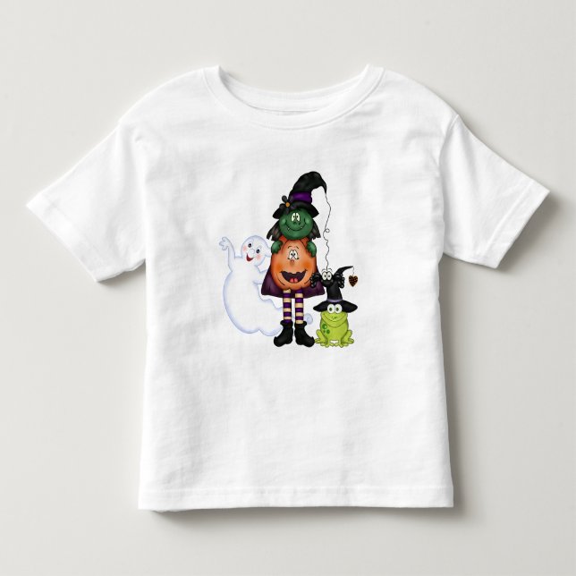 Halloween Palst-skjorta T-shirt (Framsida)