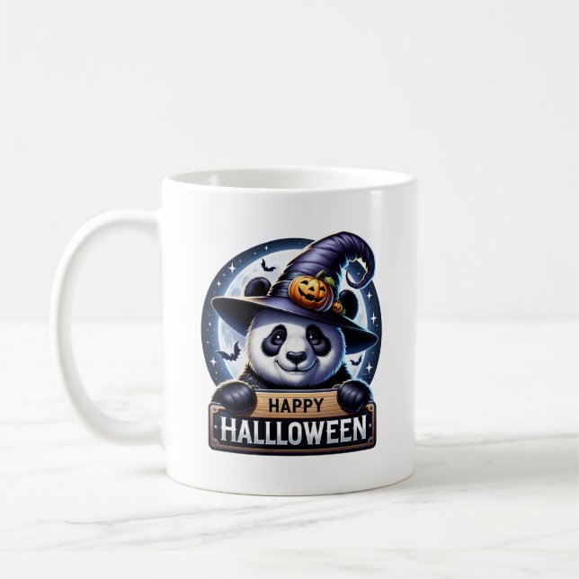 Halloween Panda Kaffemugg (Vänster)
