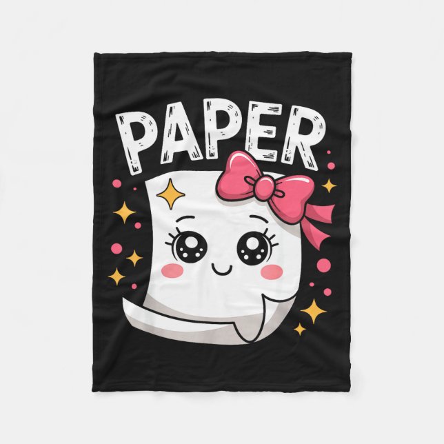 Halloween Paper Scissors Rock Matching Cute Paper  Fleecefilt (Framsidan)
