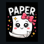 Halloween Paper Scissors Rock Matching Cute Paper  Poster<br><div class="desc">Halloween Paper Scissors Rock Matching Cute Paper Costume</div>