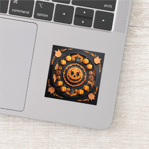 Halloween Papercuat Mandala Klistermärken
