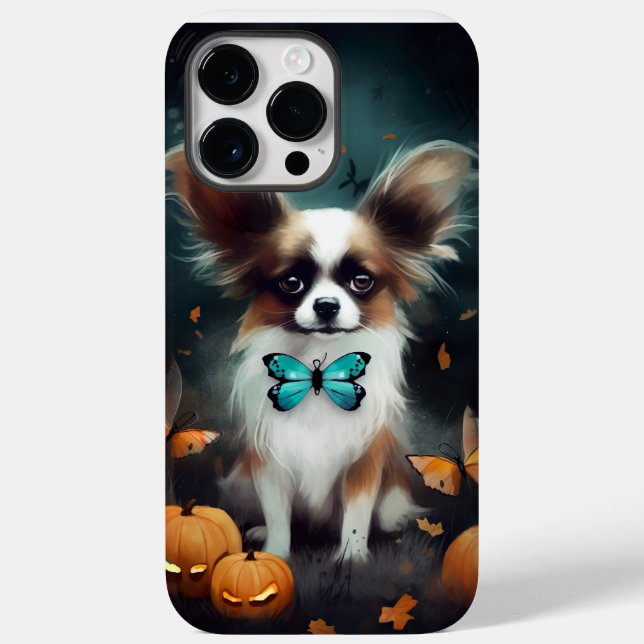 Halloween Papillon med pumpor (Baksida)