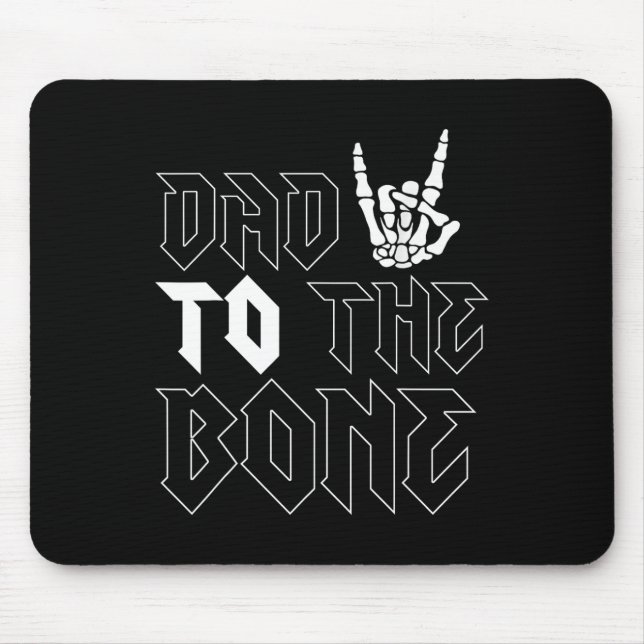Halloween Pappa till Bone Funny Skeleton Far D Musmatta (Framsidan)
