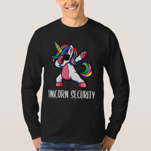 Halloween Pappa-Vuxen Costume, Unicorn Secu T Shirt