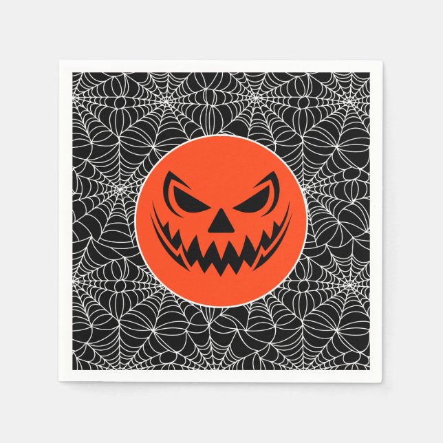 Halloween Papper Pappersservett (Framsidan)