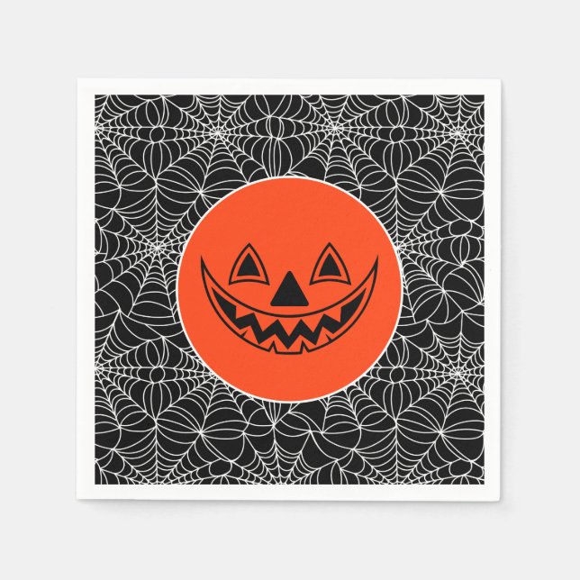 Halloween Papper Pappersservett (Framsidan)