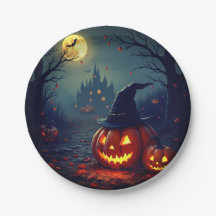 Halloween Papper Plate