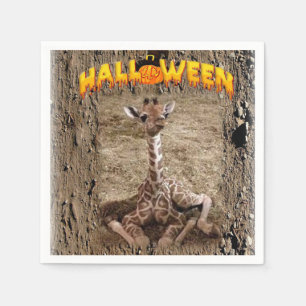 Halloween papper servettgiraff pappersservett
