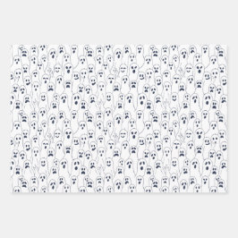 Halloween Papper - spöken och spindelnät