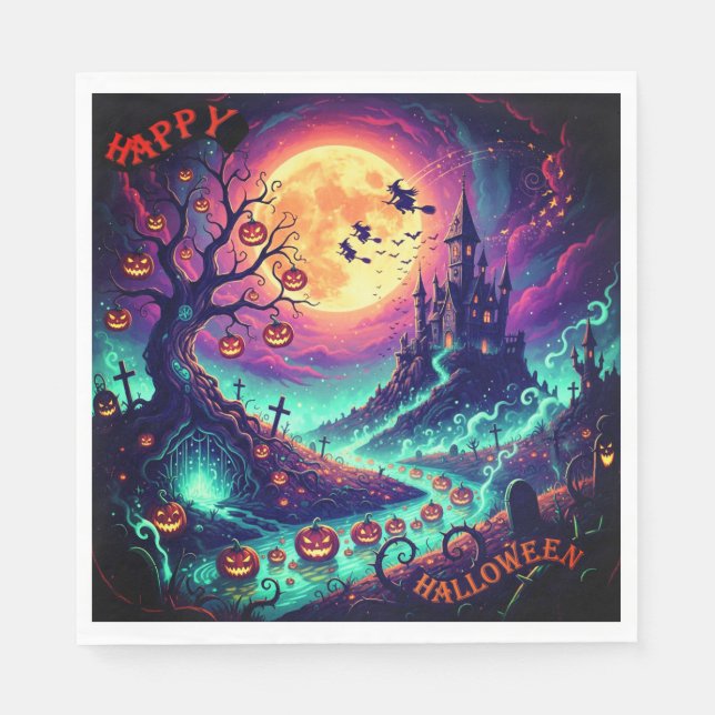 Halloween Pappersservett (Framsidan)
