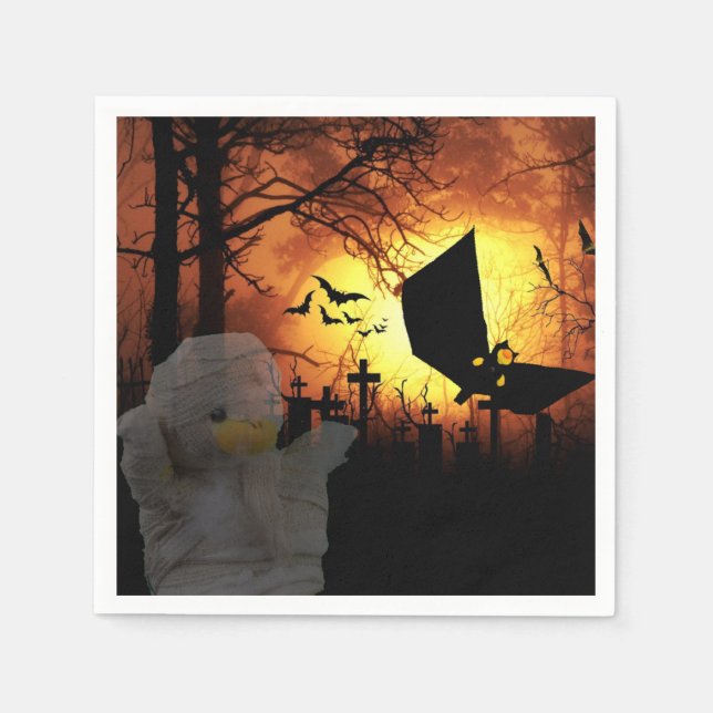 Halloween   pappersservett (Framsidan)