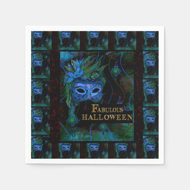 Halloween  pappersservett (Framsidan)