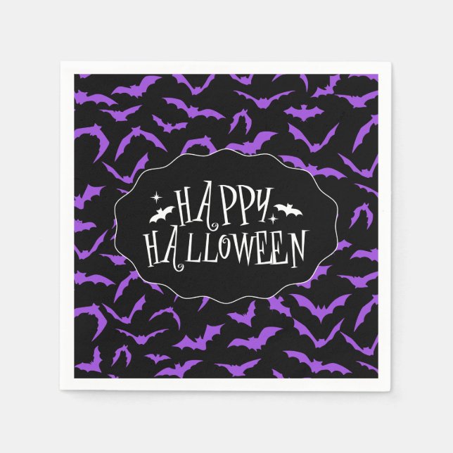 Halloween  pappersservett (Framsidan)