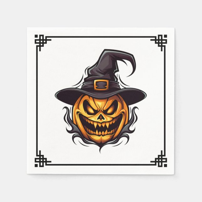 Halloween Pappersservetter (Framsidan)
