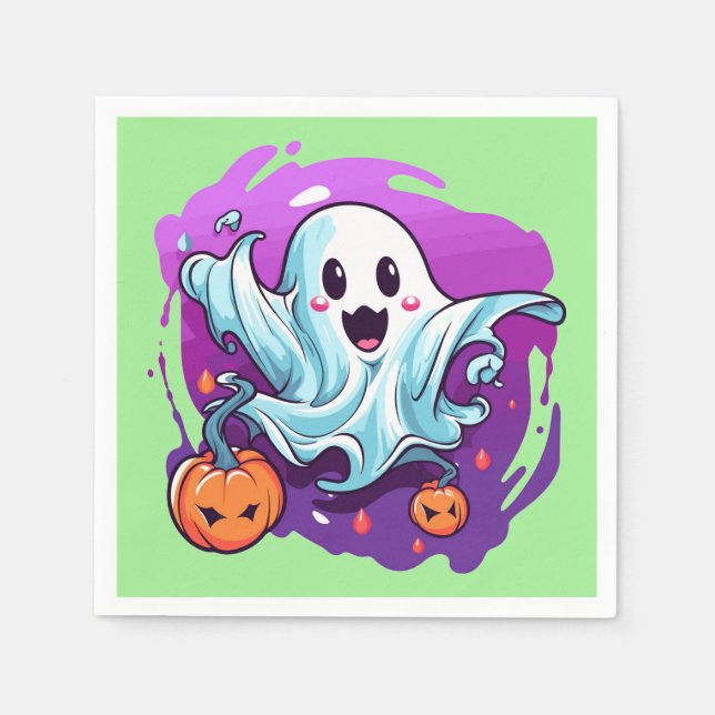 Halloween Pappra Napkins Pappersservett (Framsidan)