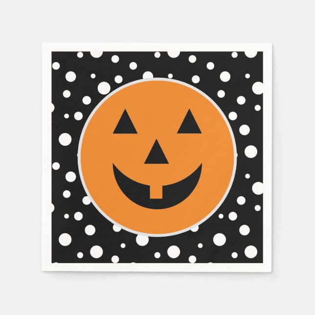 Halloween Pappra Napkins Pappersservett (Framsidan)