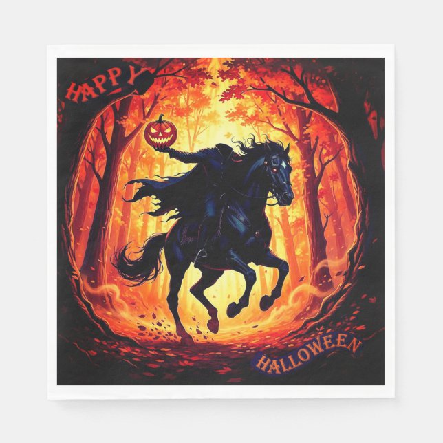 Halloween Pappra Napkins Pappersservett (Framsidan)