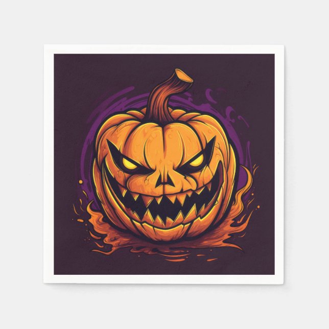 Halloween Pappra Napkins Pappersservett (Framsidan)
