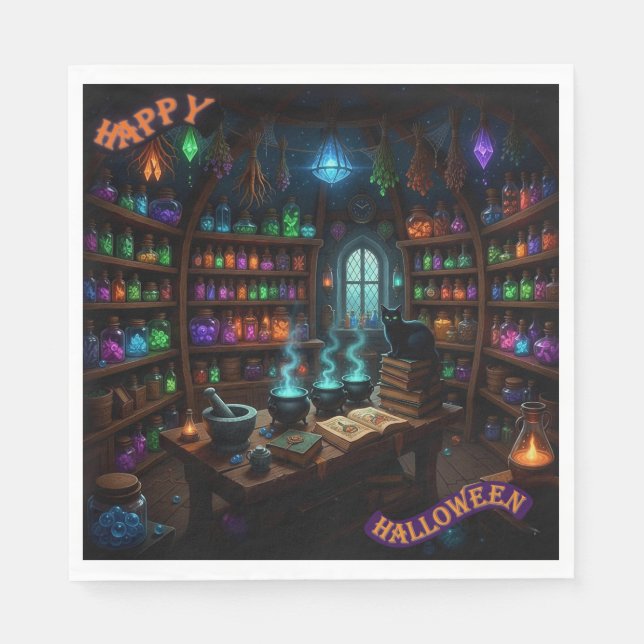 Halloween Pappra Napkins Pappersservett (Framsidan)